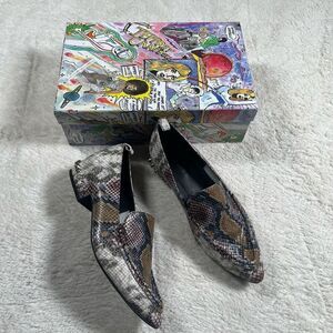 Jeffrey Campbell Multi Snake Heeled Women’s Loafers Shoes
